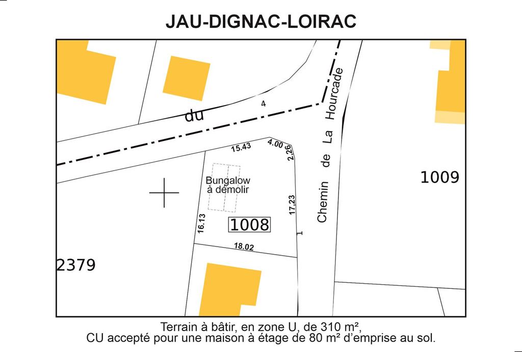 Achat Terrain JAU DIGNAC ET LOIRAC